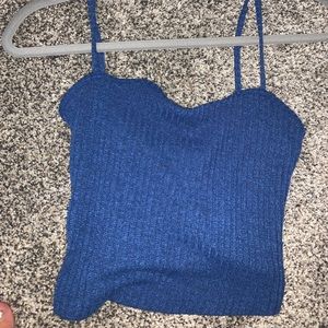 shein blue tank